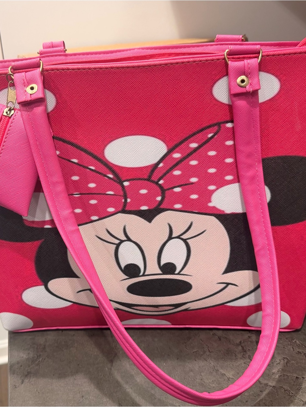 Disney Pink Minnie Mouse Tote Bag